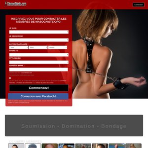 Masochiste. Masochiste.org est un réseau de rencontres pour les amateurs de BDSM