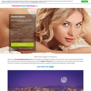 PhoenixSinglesHookup.com! Are you single and looking for hookup or casual sex? 
